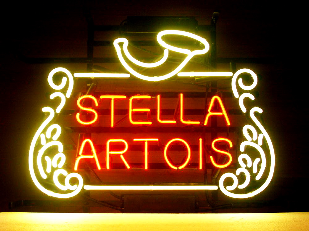 Stella Artois Belgian Lager Neon Sign